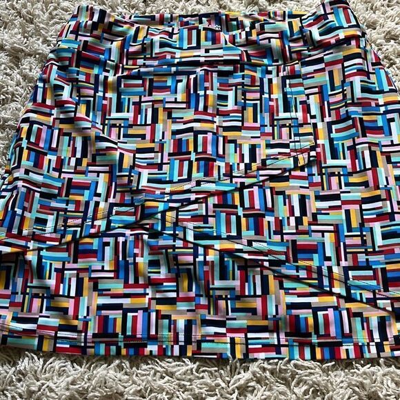 Tzu Tzu Charlotte Golf Skort, Multi Color Design Pickleball,  Tennis, golf  M - Picture 3 of 16